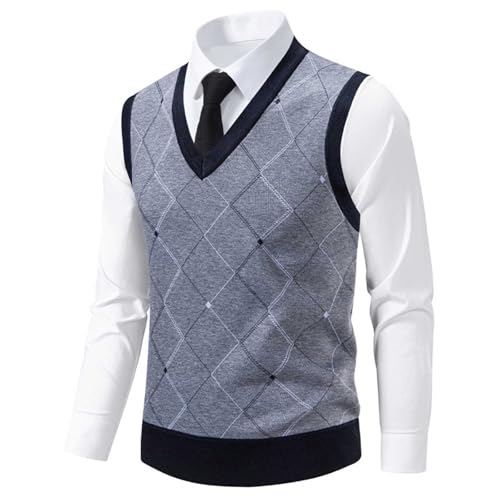 Mens Sweater Vests V Neck Cable Twist Knit Sleeveless Vest Business Casual Pullover Sweaters Stretch Fall Fashion 20254