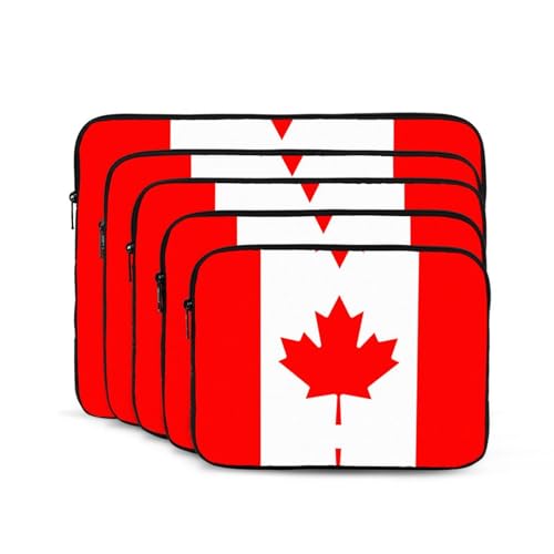 Canadian Flag Laptop Sleeve Case 15 Inch Suitable For Notebook Computer Tablet Traveling Carrying Simple Case2