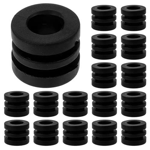 Kisangel 16Pcs Foosball Table Bumpers, Rubber Rod Washers Replacement Parts