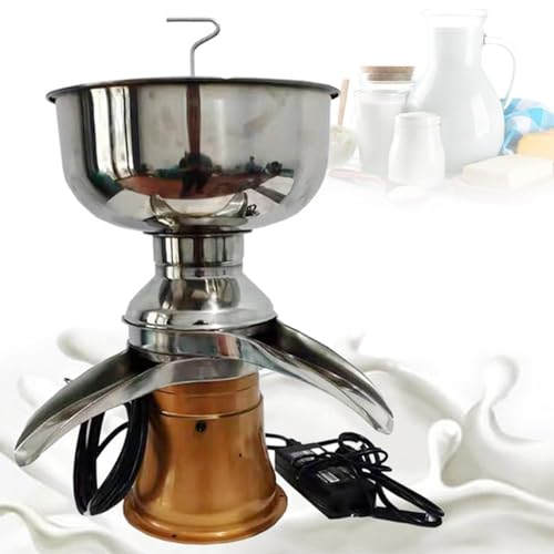 Separador centrífugo de crema de leche, separador eléctrico de acero inoxidable para leche de cabra y vaca, convierte la leche cruda en crema y leche desnatada