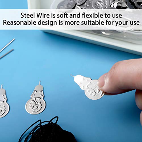 image for Jexine 100 Pieces Needle Threader Stitch Insertion Hand Machine Sewing