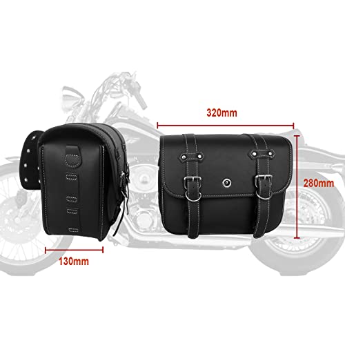 Alforjas para moto universales con portavasos y cierre miniatura 2