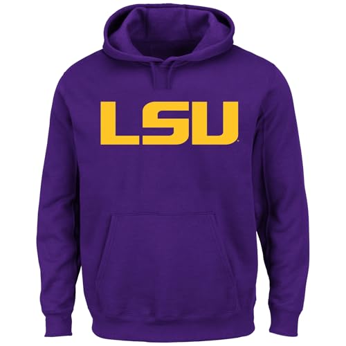 Sudadera de hombre morada talla grande y alta Profile Varsity NCLOGOHD
