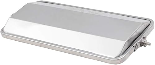 Miniatura 9 de Brock Espejos laterales universales de acero inoxidable para conductor y pasajero, 7 x 16 pulgadas