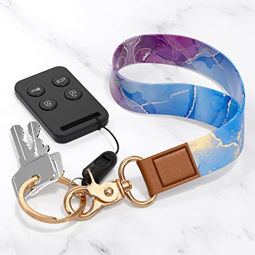 Image of Wrist Lanyard Key Chain, Wristlet Strap Keychain Holder for Women Men Car Keys Wallet Card Phone