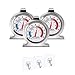Produktbild Kühlschrankthermometer Lifreer 3PCS Rostfreier Stahl Kühlschrank Gefrierschrank Thermometer Temperatur-Thermometer zum Zuhause, Restaurants Kühlschrank Gefrierschrank, 3PCS Transparente Haken