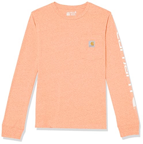 T-Shirt Garçon Carhartt Manches Longues avec Poche Haut Enfant Coton