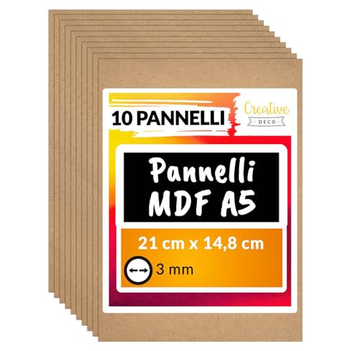 CERTIFICATO - Realizzato in leggero MDF 3mm di spessore in legno naturale - Il profumo rinfrescante del prodotto suggerisce l'utilizzo di legno naturale certificato. I pannelli decorativi sono adatti alla sublimazione.