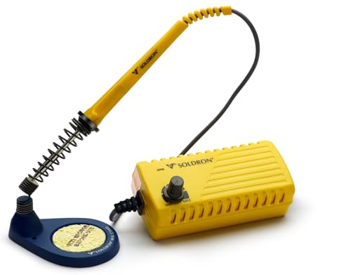Image of SOLDRON SMPS Micro Soldering Station, Variable Wattage, ESD Safe, with Stand and Sponge