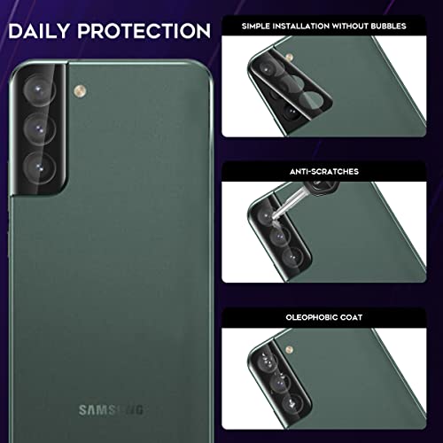 Orzero (3 Pack) Camera Lens Protector Compatible for Samsung Galaxy S22 5G, Samsung Galaxy S22 Plus 5G, Protector de Cámera Tempered Glass 9 Hardness HD Anti-Scratch Full Coverage Bubble-Free by Orzero - Used condition - Image 4