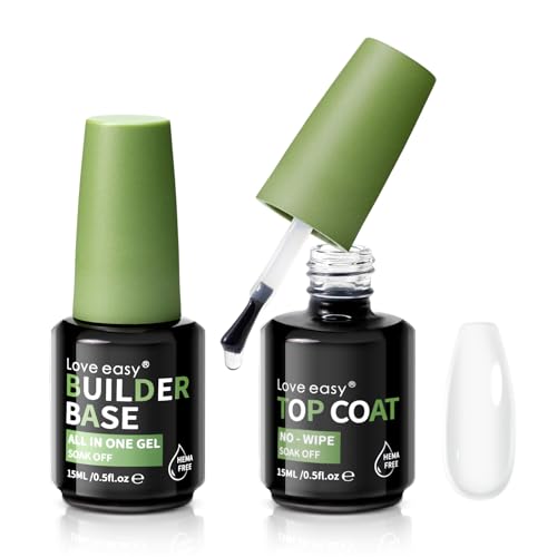 Set Builder Base y Top Coat para uñas 6 en 1 miniatura 1