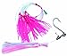 Blue Water Candy Super Star Rig with Size 8/0 Ballyhoo Rig, Daisy Chain, Pink and White