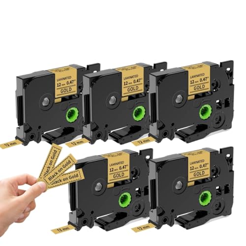 5pbNTZE-231 12mmxe[vxv^[PTD200 PTP710BT PTP900 PT2310 PT2610 PTPEXECUTE Wѓl̃fƌ݊(5pack tze-831)