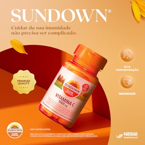 Encontraproduto.com.br - Vitamina C 1000mg Sundown Naturals com 30 Cápsulas