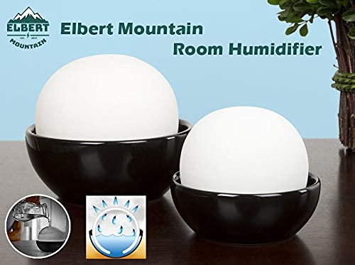 Natural Stone Room Humidifier - Small, Cordless, Raw Water Ceramic - No Electricity Or Batteries Needed - Decorative Stones, Cute Humidifier For Single Room/Bedroom - Humidifier For Babies - Set Of 2 #TOP6