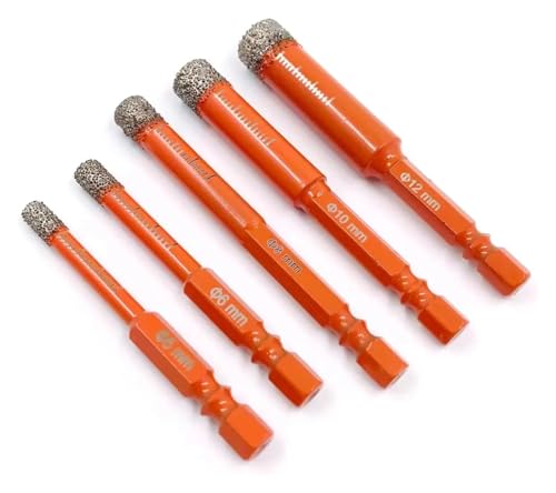 Set de brocas diamantadas secas para mármol y granito miniatura 1