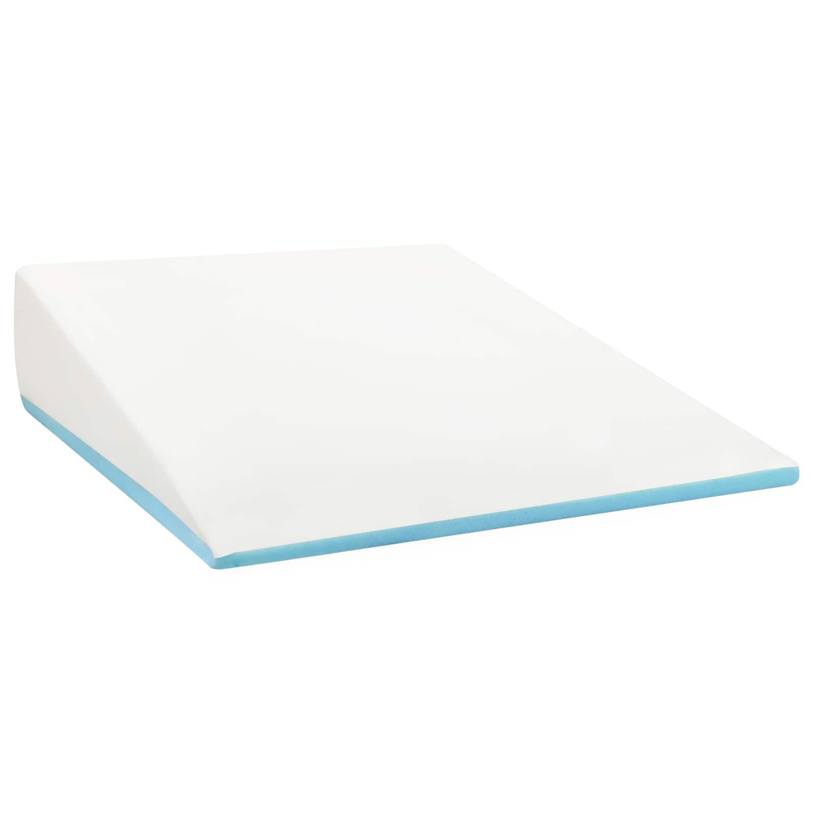 Keil - Almohada de espuma viscoelástica, 69 x 64 x 19 cm, ergonómica, con funda transpirable y lavable para dormir de espalda, de lado y boca abajo en la cama