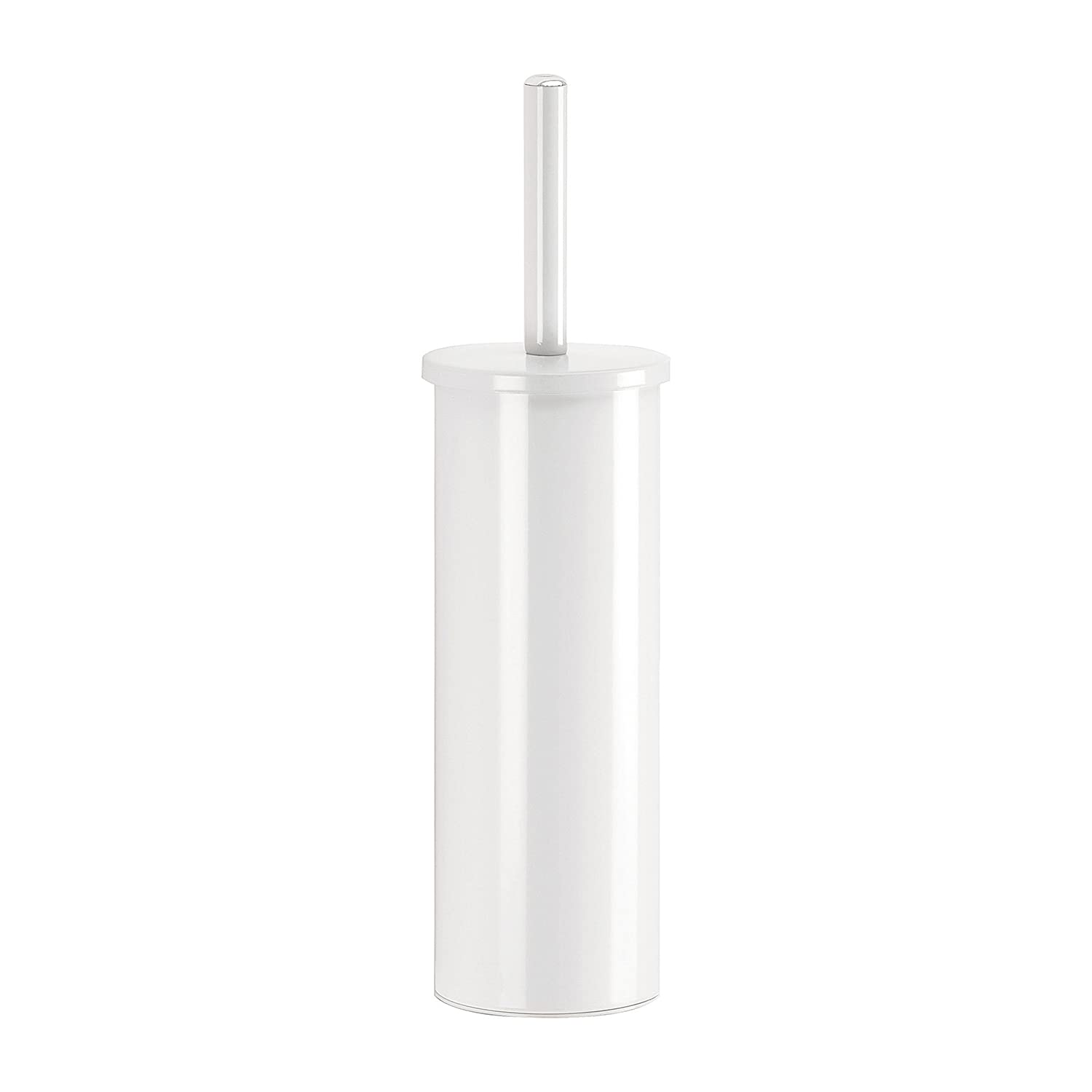 Gedy Matte White Flip Toilet Brush Holder