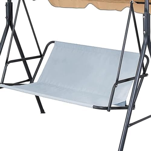 Joyday Store Garden Swing Cushion Cover Replacement, 600D Oxford Fabric Waterproof Outdoor Swing Seat Cover, Durable Dust-proof Swing Chair Cover for Outside115x48 x48cm,Grey