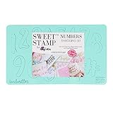 Sweet Stamp by AmyCakes Plastic Handwritten-Style Numbers and Symbols for Embossing Cakes