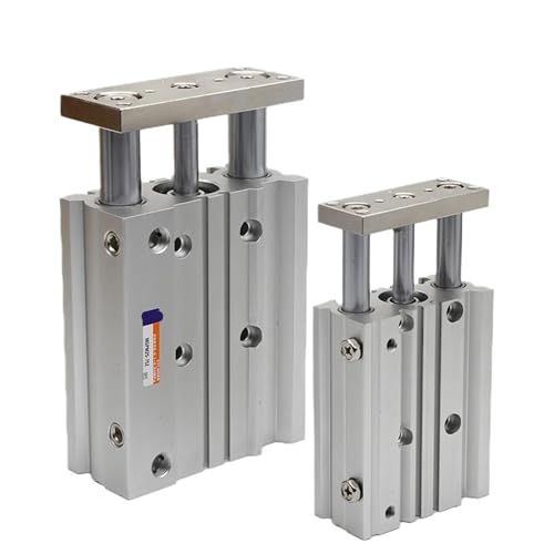 Cilindro neumático de tres ejes MGPM12 con varilla guía para automatización 2