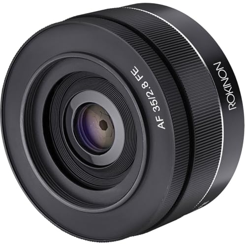 Rokinon IO35AF-E 35mm f/2.8 Ultra Compact Wide Angle Lens for Sony E Mount Full Frame, Black by Rokinon - Image 9