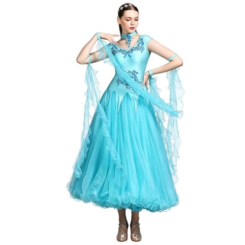 特価品】社交ダンスワンピース ソシアルダンス 花柄 ☆新入荷商品