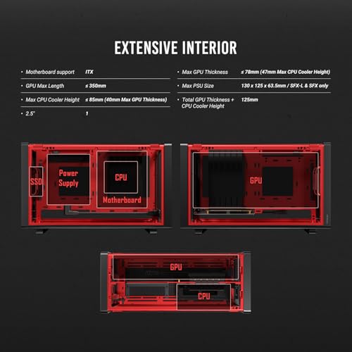 Antec Geh Performance 1 M Black Mini Tower Schwarz Retail - 10