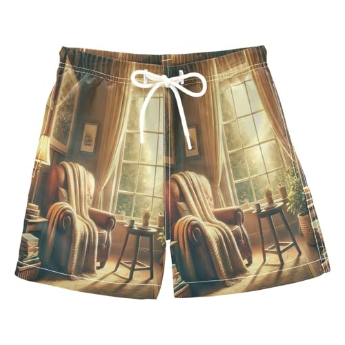 Sofa Booking Cozy Boys Swim Trunks Quick Dry Toddler Swimsuit Boy Swimwear Bathing Suits Board Shorts 2T Multi