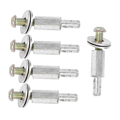 LIFKICH 5pcs Cloth Wheel Connecting Rod for Grinders Adapter for Buffing Wheels Mandrel Shanks Extender Shanks