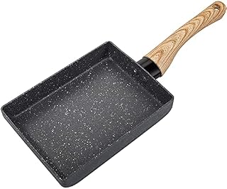 Yesland Tamagoyaki Japanese Omelette Pan, Non-Stick Coating Rectangle Frying Egg Pan, Grey
