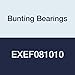 Bunting Bearings EXEF081010 Extra Lubricant with PTFE Flange Bearing, Powdered Metal, SAE 841, 1/2" Bore x 5/8" OD x 5/8" Length 7/8" Flange OD x 1/8" Flange Thickness (Pack of 3)