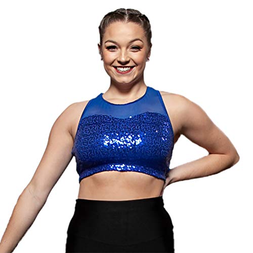 Alexandra Collection Sequin Mesh Sweetheart Performance Bra