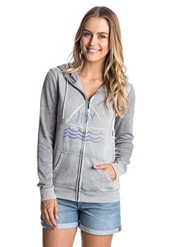 Roxy Juniors Tropical Bazaar A Full Zip Up Fleece Hoodie