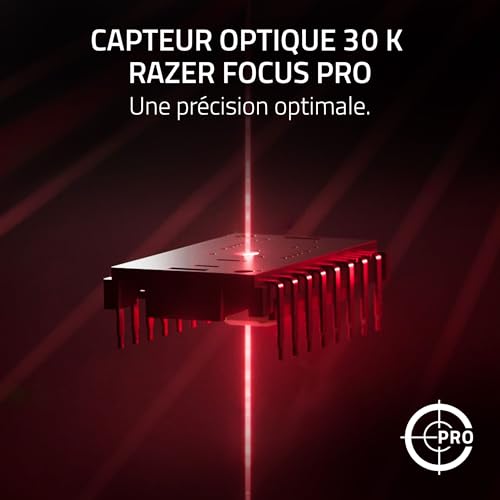 Razer DeathAdder V3 Pro Fortnite Edition - Souris de Jeu sans Fil (Capteur Optique Focus Pro 30K DPI, légèreté 63g, Forme Ergonomique, commutateur de Souris Gen-3, HyperSpeed Wireless) Fortnite