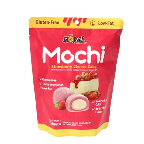 Royal Family Gluten Free Mochi Strawberry Cheese Cake 180g