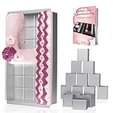 DaKati Backform Zahlen und Buchstaben aus Aluminium antihaft verstellbar alle Zahlen und Buchstaben klein und groß inkl. Ebook mit vielen Rezepten