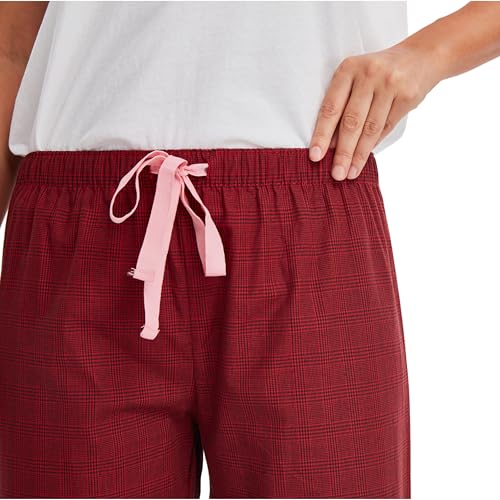 Image of CYZ Women's 100% Cotton Woven Poplin Sleep Pajama Pants