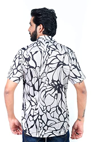 Image of HARPITA Men's Poly Cotton Digital Printed Stitched Half Sleeve Shirt