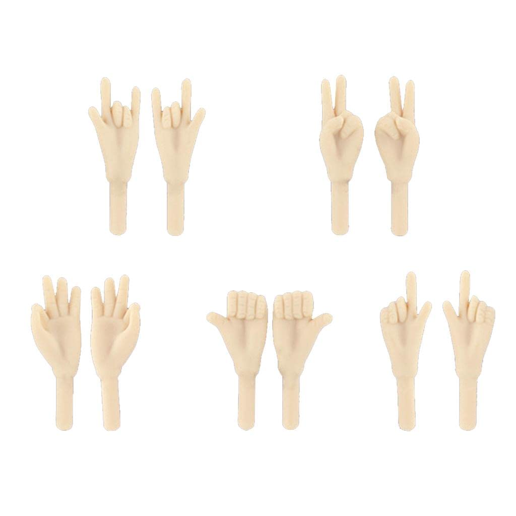 NIVAA 1/6 28 Jointed Girl Nude Doll Flexible Doll Hands for BJD Doll Hand-picture-23