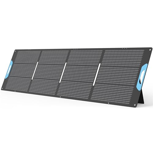 Image of 220W Portable Solar Panel for Power Station, 23.5% High Efficiency ETFE Foldable Solar Panels Charger, Fast Installation with Kickstands, IP67 Waterproof for RV, Outdoor Camping, Off Grid Blackouts