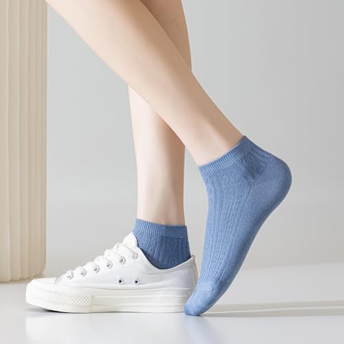 Mcool Mary Women's No Show Socks Low Cut Non-Slip Comfy Cotton Casual Ankle Short Socks for Girls 6 Pack4