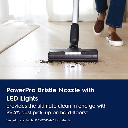 Image of Electrolux Ultimate600 Cordless Stick Vacuum with PowerPro Bristle Nozzle and Larger Dust Bin Capacity, 50-Minute Run Time, 3 Power Modes, Denim Blue