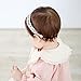 COUXILY Bebe's Diadema con Grosgrain Cinta de Piel Sintética Estrellas Orejas de...