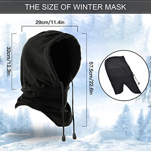 Balaclava-Chapeau-Cagoule-Masque-de-Ski-Hiver-Coupe-Vent-Masques-Polaire-Chapeau-Multifonction-Balaclava-Masque-Facial-pour-Moto-Ski-Course-a-Pied-Velo-Sports-Plein-Air-Unisexe