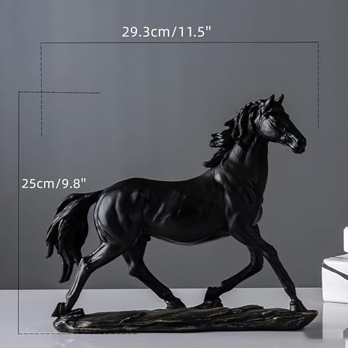 Estatua de Caballo de Resina para Decoración miniatura 2