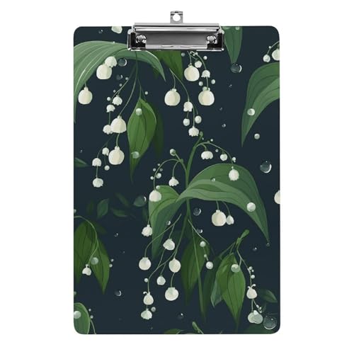 Porte-bloc acrylique A4 durable avec trous de suspension bureau et maison