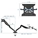 Mount-It! Laptop and Monitor Desk Stand - Full Motion Laptop Arm Stand - Ergonomic Adjustable Monitor Mount - VESA Monitor Desk Mount with Laptop Tray