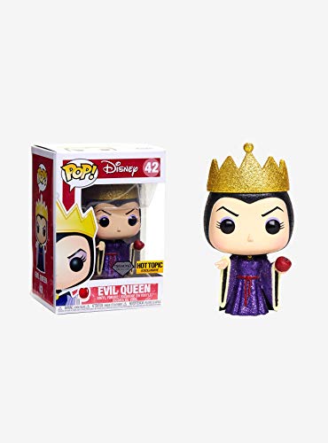 Funko Pop! Vinyl: Disney: Evil Queen Glitter - Snow White - Blancanieves - Figura de Vinilo Coleccionable - Idea de Regalo- Mercancia Oficial - Juguetes para Niños y Adultos - Movies Fans