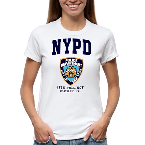 Venus Style Geschenk NYPD Brooklyn 99 - Camiseta para mujer, blanco, S